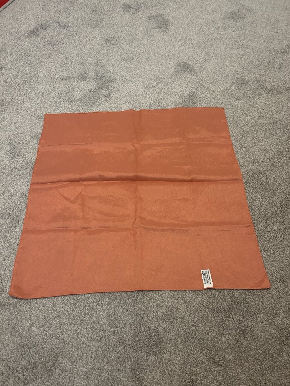 Square polyester scarf
